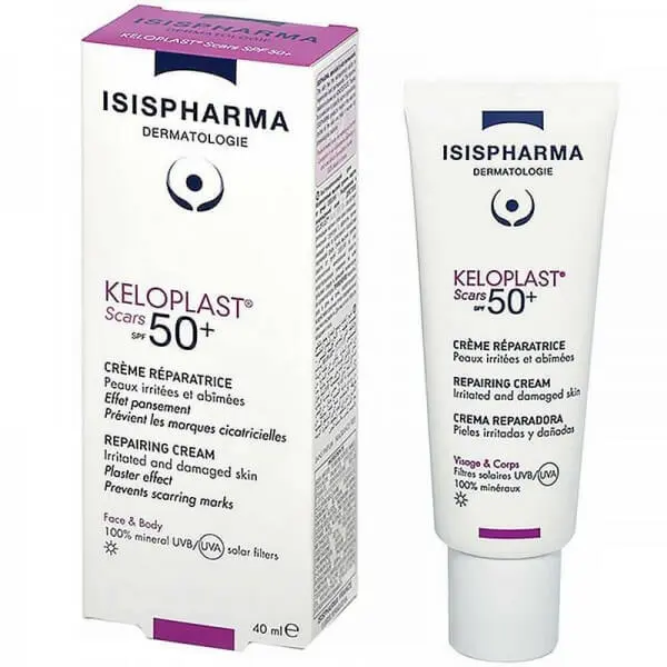 isis-pharma-keloplast-scars-spf-50-40ml ISISPHARMA KELOPLAST SCARS SPF 50+CREME REPARATRICE 40ML – Image 1