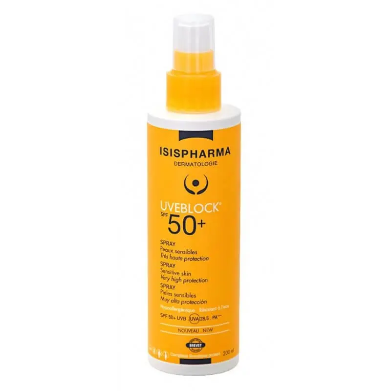 isispharma-uveblock-spray-spf-50-200ml ISISPHARMA UVEBLOCK spray spf 50+ (200ml) – Image 1