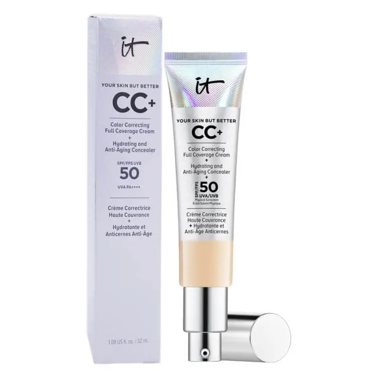 it-cosmetics-cc-creme-spf50-light-3605971979224 It Cosmetics CC+ Haute Couvrance Light 32ml – Image 1