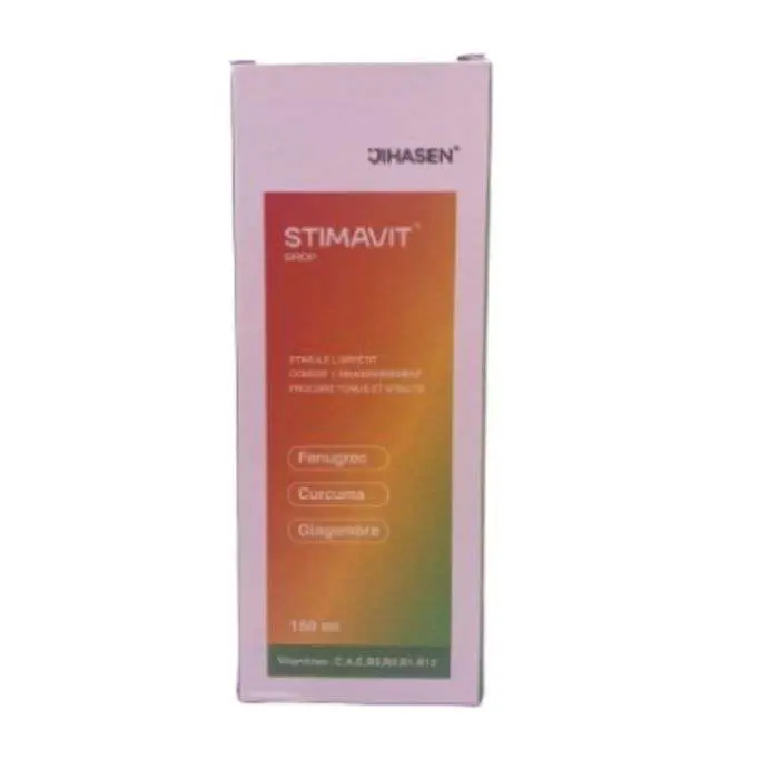 jihasen-jihasen-stimavit-stimule-lappetit-sirop-150-ml-transit-digestion-elimination JIHASEN STIMAVIT STIMULE L'APPETIT SIROP 150 ML – Image 1