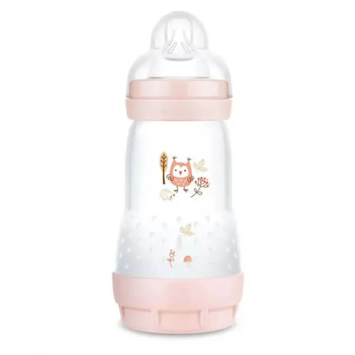 mam-biberon-easy-start-anti-coliques-260ml-corail MAM Biberon anti-colique easy start 2 mois+ rose 260ml – Image 1
