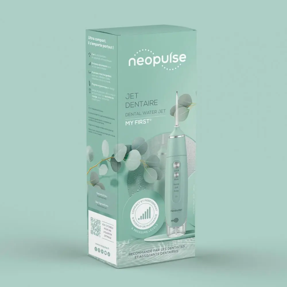 neopulse-jet-dentaire-couleur-verte NEOPULSE JET DENTAIRE MY FIRST – Image 1