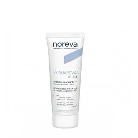 noreva-aquareva-creme-hydratante-24h-texture-legere-40ml NOREVA AQUAREVA LEGER CREME HYDRATANTE 24H 40ML – Image 1