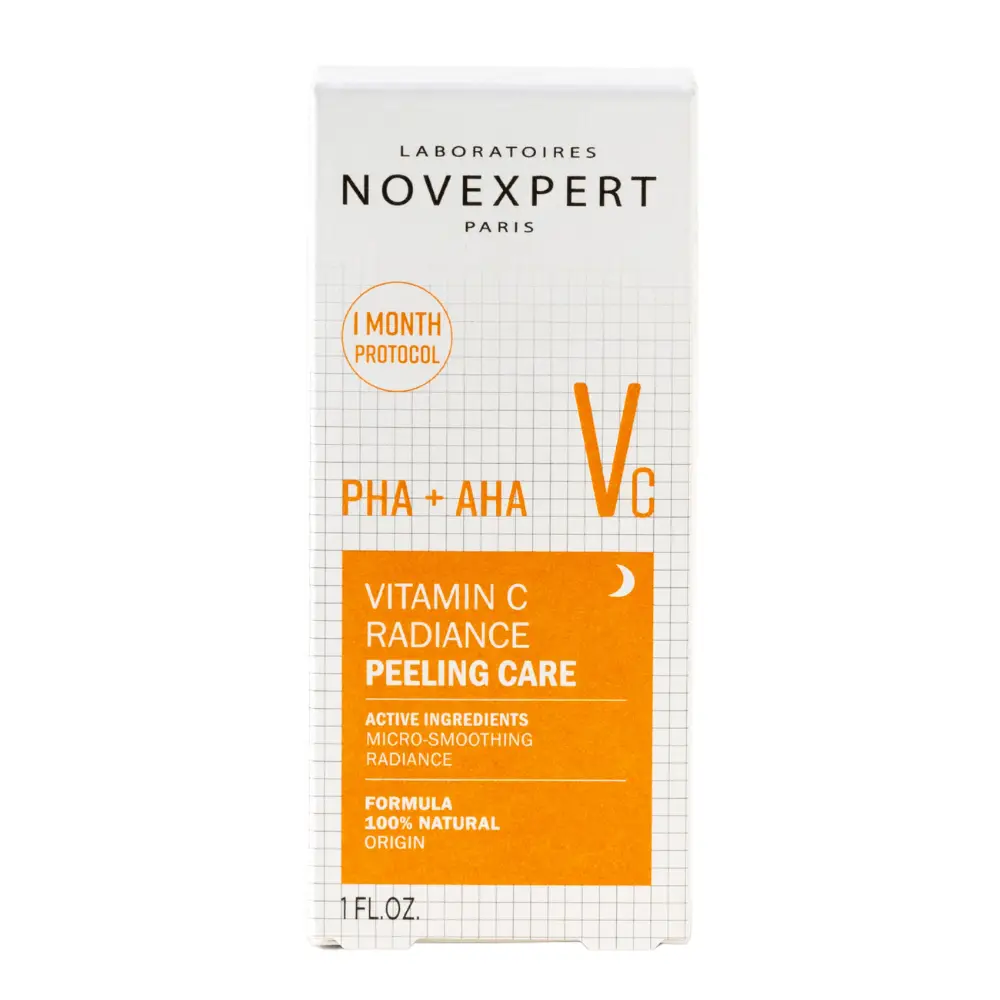 novexpert-sveiciamasis-naktinis-serumas-su-vit-c-suteikiantis-veidui-skaistumo-30ml-3 Novexpert Vitamine C Soin Peeling Eclat 30ml – Image 1