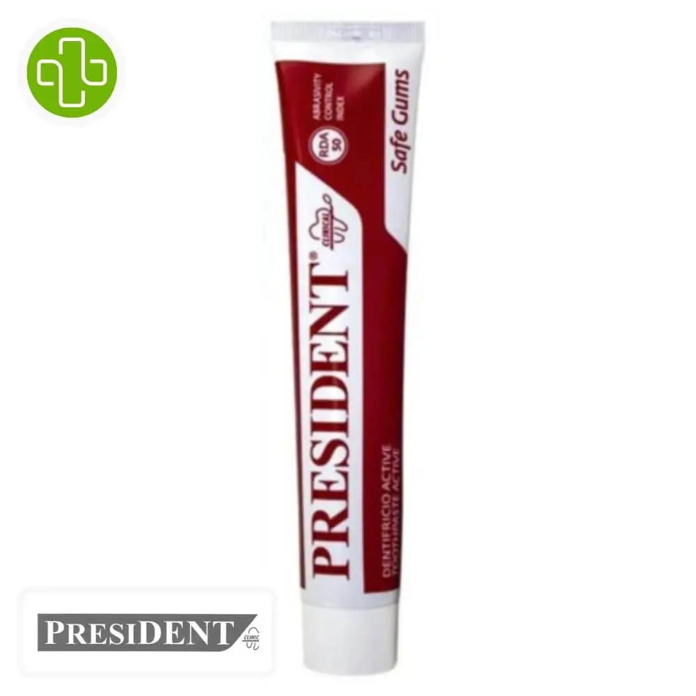 president-dentifrice-active-plus-30ml PRESIDENT DENTIFRICE ACTIVE PLUS INTENSE SAFE GUMS – Image 1