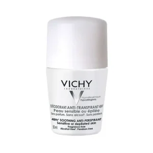 VICHY DÉODORANT ANTI-TRANSPIRANT BILLE 48H PEAUX SENSIBLES OU EPILÉES 50ML