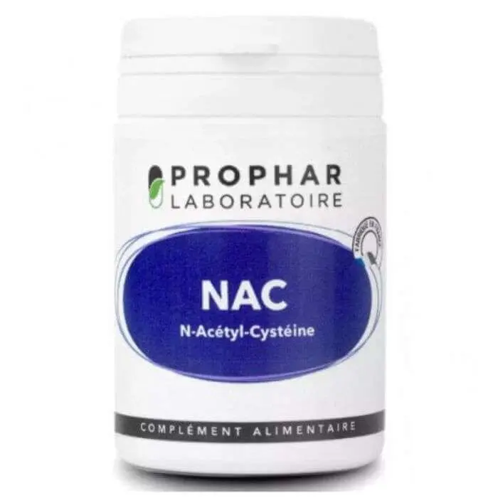prophar-prophar-nac-50-comprimes-complements-alimentaires PROPHAR NAC N-ACETYL-CYSTEINE 600MG B50 GELULES – Image 1