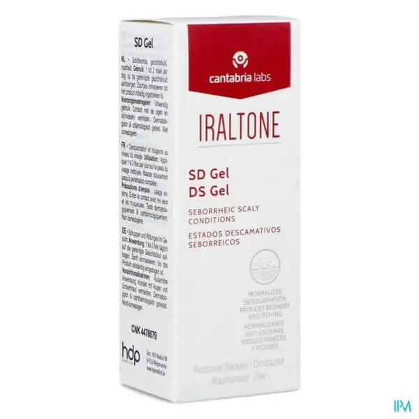 rsz_anti-dandruff-gel-cantabria-labs-iraltone-sd-50ml Iraltone Ds Gel Cream 50ml – Image 1