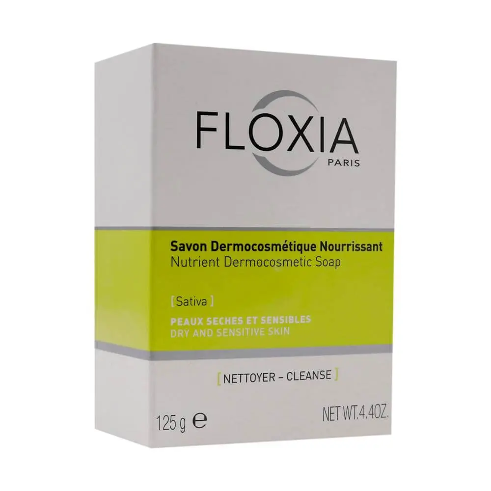 sativa FLOXIA - Savon dermocosmétique nourrissant – Image 1