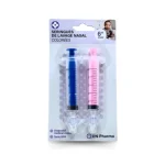 L2N PHARMA Seringues Colorées Bébé pour Lavage Nasal, 2 Seringues