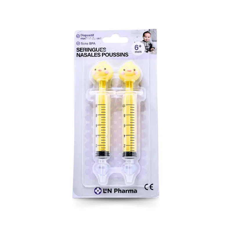 seringues-nasales-lapins L2N Lot de 2 Seringues Bébé pour Lavage Nasal Poussin – Image 1