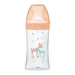 DODIE BIBERON SENSATION+ VERRE 270ML BEIGE BICHE 0-6 M TETINE PLATE D2