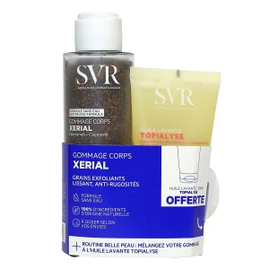 SVR XERIAL GOMMAGE CORPS 100G + TOPIALYSE HUILE LAVANTE 55ML