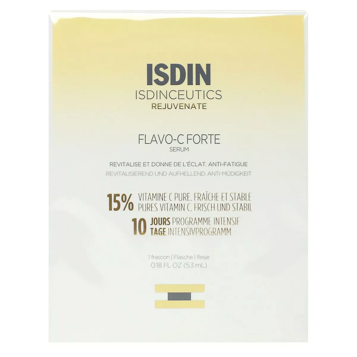8429420220799-isdin-isdinceutics-rejuvenate-flavo-c-forte-serum-5-3ml-2x.webp ISDIN Flavo-C forte 15% 1 flacons – Image 1